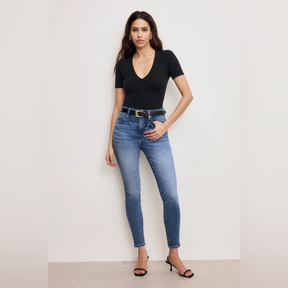 Good Waist Skinny Cropped Jeans